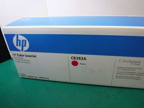 white box HP 824A Toner CB383A Magenta for HP Color LaserJet CP6015 6030 - Picture 2 of 3