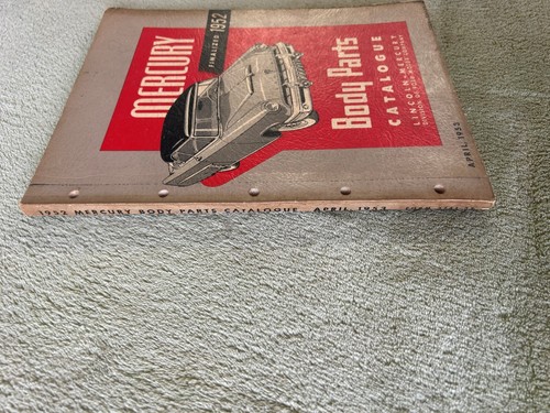 Used 1952 Mercury "Finalized" Body Parts Catalogue 3741-52 - Picture 7 of 8