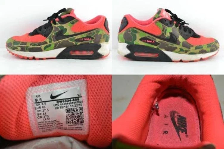 nike  airmax90 duck camo 27.5