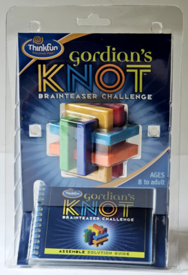 Gordian's Knot ThinkFun Brainteaser Puzzle Challenge Toy NOS Vtg 2005 Sealed