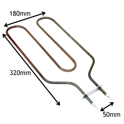 Oberer Backofen Grill Element für FALCON Lüfter Herd 1150 Watt Ersatz