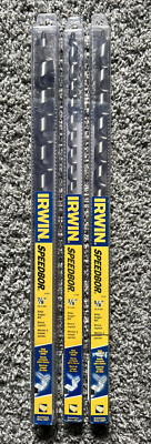 Irwin Speedbor Nail Cutting Edge Auger Bit Lot 7/8  5/8  3/8 