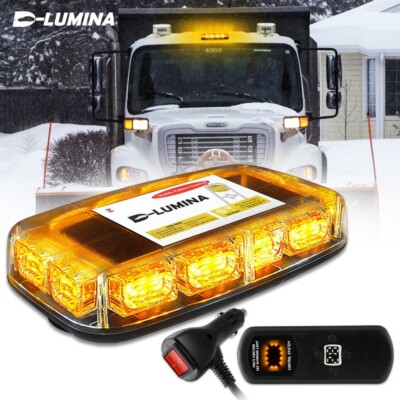 72 LED Roof Top Strobe Beacon Light Bar For Tow Trucks Snow Plow & Construction