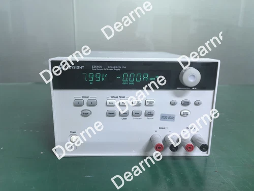 Keysight E3646A: 0-8V, 0-3A/0-20V, 1.5A DC Power Supply good..