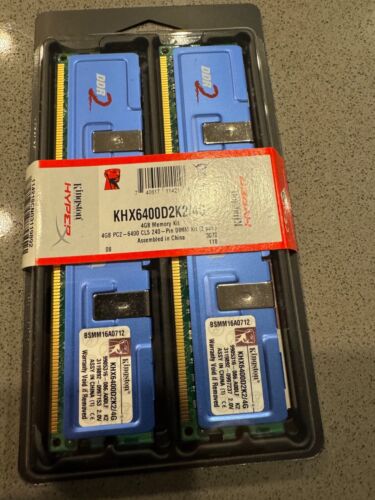 8GB GKHX6400D2K2/4G (2GB 256M x 64-Bit x 2 pcs.) PC2-6400 CL5 240-Pin DIMM Kit