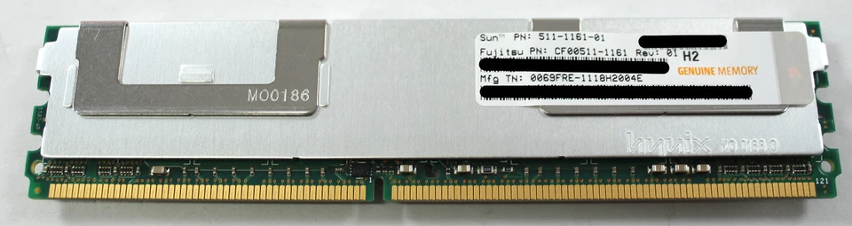 Hynix 511-1161-01 2GB 2Rx4 PC2-5300F-555-11 HYMP125F72CP8E3 Server Memory Ram - Image 4 of 4