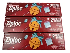 (3) Ziploc Storage Bags Gallon - 19 Bags per (57 total) 10.5 IN X 10.75 IN