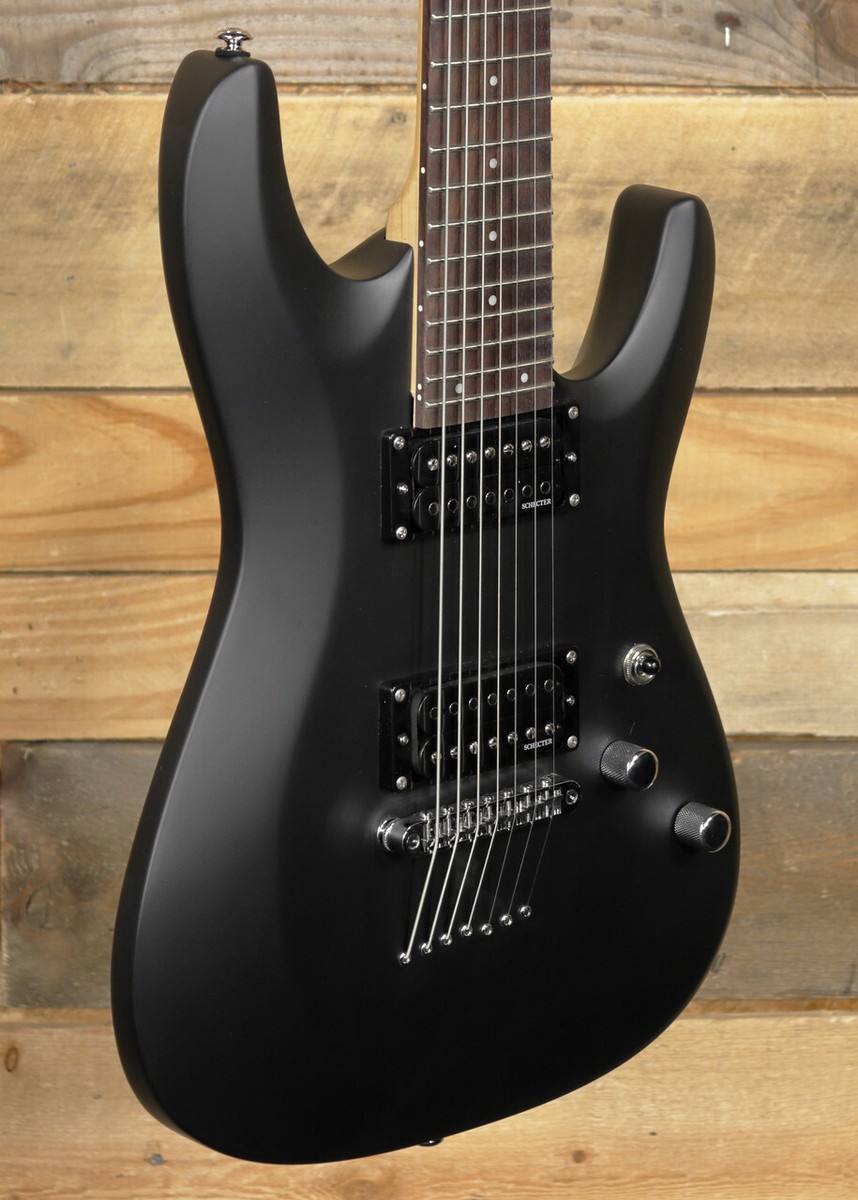 Schecter C-7 Custom セイモア・ダンカンPU搭載 7弦ギター Schecter C-7 Deluxe 7-String Electric Guitar Satin Black | eBay