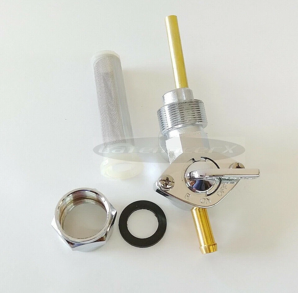 Válvula de combustible de gas Harley Petcock Heritage Softail Dyna Electra Glide Ultra 62129-75 Foto 3 de 4