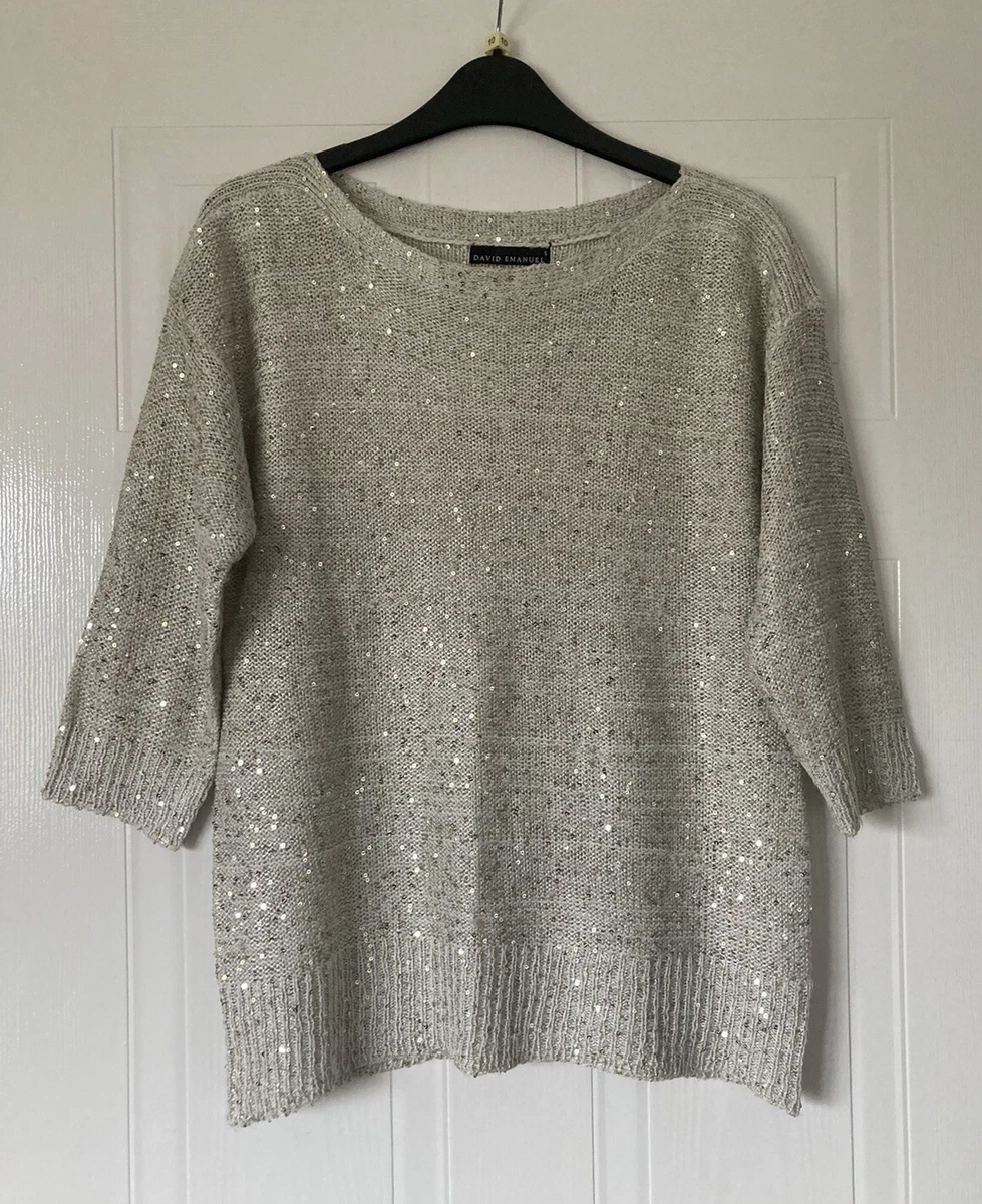 Ladies top sparkly jumper