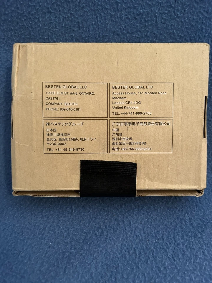 Set of 12 BESTEK Worldwide Travel Grounded Power Plug Adapters-Open Box - Image 3 of 4