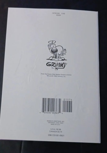 Greeting Card & Env Get Well Soon ~ GRIMMY Comic Strip Mother Goose And Grimm - Picture 4 of 4