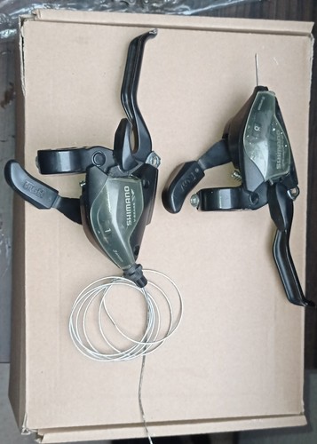 Fahrrad Brems- Und Schalthebel Set 3x7 Gang - 21-Gang Kombihebel Für Mountainbikes