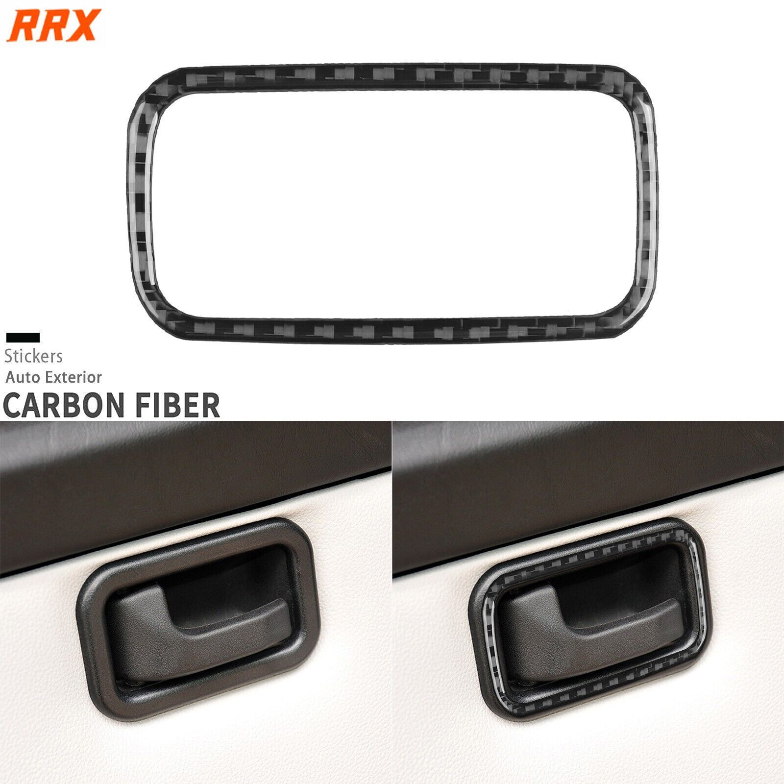Real Carbon Fiber Rear Tailgate Handle Cover For Benz G-Class W463 G55 G63 04-12