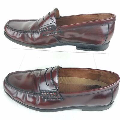 Johnston & Murphy Men\'s Size 11.5 M Burgundy Penny Loafers Dress Shoes 20 6283 Johnston & Murphy Men main image 2