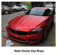 M CAR WRAPPING PELLICOLA VINILE RED AUTO FILM VERNICE PLASTICA 1,52 mt x 20 mt 