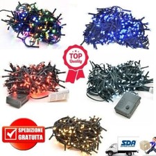 LUCI DI NATALE A LED DECORAZIONI NATALIZIE VARI COLORI E MISURE SPECIALE EFFETTI