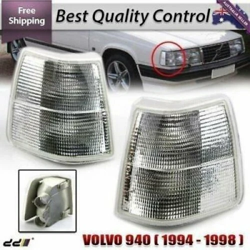 Indicator Corner Signal Lights Lamp Fit Volvo 960 MK2 MK1 90-96 & 940 MK1 90-98 - image 2 of 4