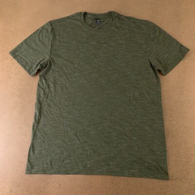 District Mens Size XL Green Short Sleeve Crewneck T-Shirt 