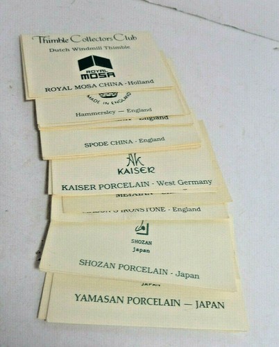 thimble cards thimble colletors club - 第 1/2 張圖片