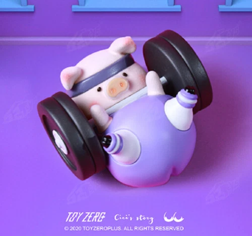 Toyzero + LuLu the Piggy The Fitness Club Series Blind Box Figur Spielzeug Geschenk - Bild 9 von 21