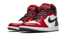 Jordan 1 Retro High Satin Snake Chicago CD0461-601 Women's Size 9.5/Men's Size 8