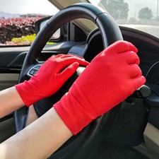 Women Thin UV Protection Gloves Summer Stretch Driving Gloves Outdoor Mitten