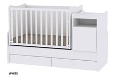 4baby 3 in 1 sleigh cot bed