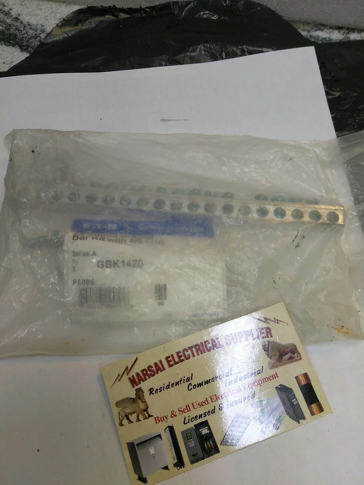 Cutler Hammer Ground Bar Kit GBK1420 14 CIRCUIT GROUND BAR KIT W 2/0 LUG (FG2 - Image 3 of 4