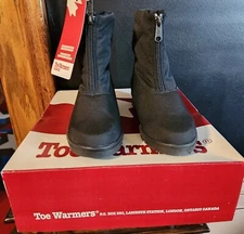 Toe Warmers Aboutown Women's Zip-Up Boots, Insulated, Waterproof, 7 1/2 Narrow