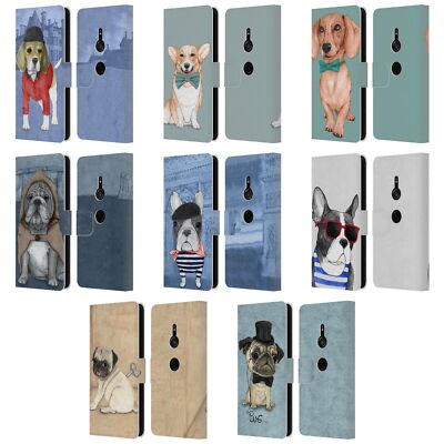 OFFICIAL BARRUF DOGS LEATHER BOOK WALLET CASE COVER FOR SONY PHONES 1