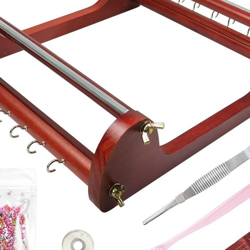 Holz Bead Loom Kit für Anfänger Holz Bead Loom Set Schmuck Machen für - Bild 2 von 5