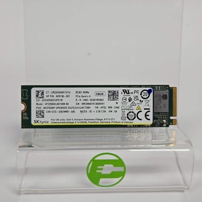 SK Hynix 2280mm BC901 256GB M.2 NVMe Gen 4.0 x 4 SSD HFS256GEJ9X108N