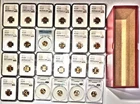 Lincoln Wheat Cent 24-Coin Set - 3 Graders - 1949 to 1958 - All Mint State