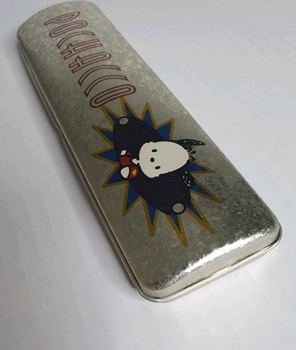 Vintage Sanrio Pochacco Tin Metal Pencil Box Carrying Case 1996 - Picture 3 of 11