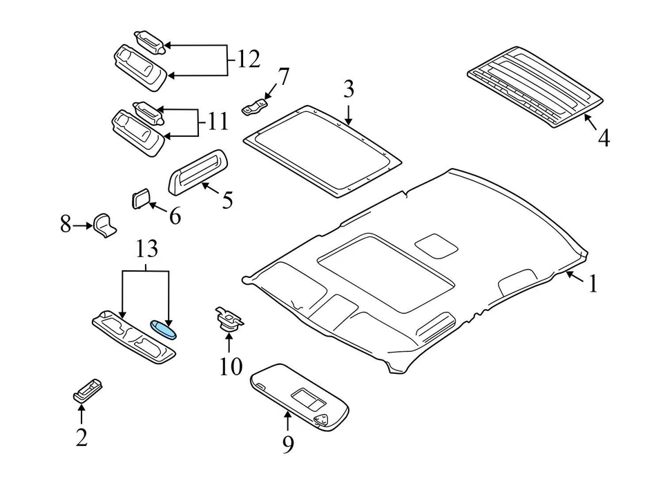 BMW 128I 2008-2013 - Luz interior 6902911 Foto 3 de 4