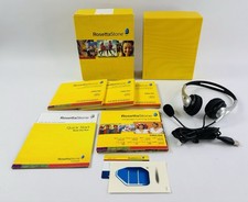 Rosetta Stone English American Levels 1 2 3 Box Set Complete w/ Headset