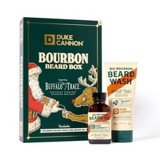 Duke Cannon Supply Co. Bourbon Beard Balm Box Men's Xmas Holiday Gift Set 2pc