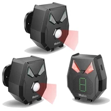 Wuloo 1800ft Wireless Driveway Alarm PIR Infrared Motion Sensors Home Security