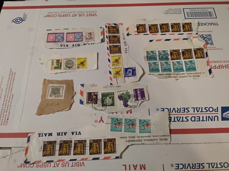 39 Korea Postage Stamps Postmarked Used 