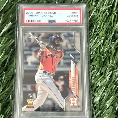 2020 Topps Chrome Yordan Alvarez Astros RC Rookie PSA 10 GEM MINT
