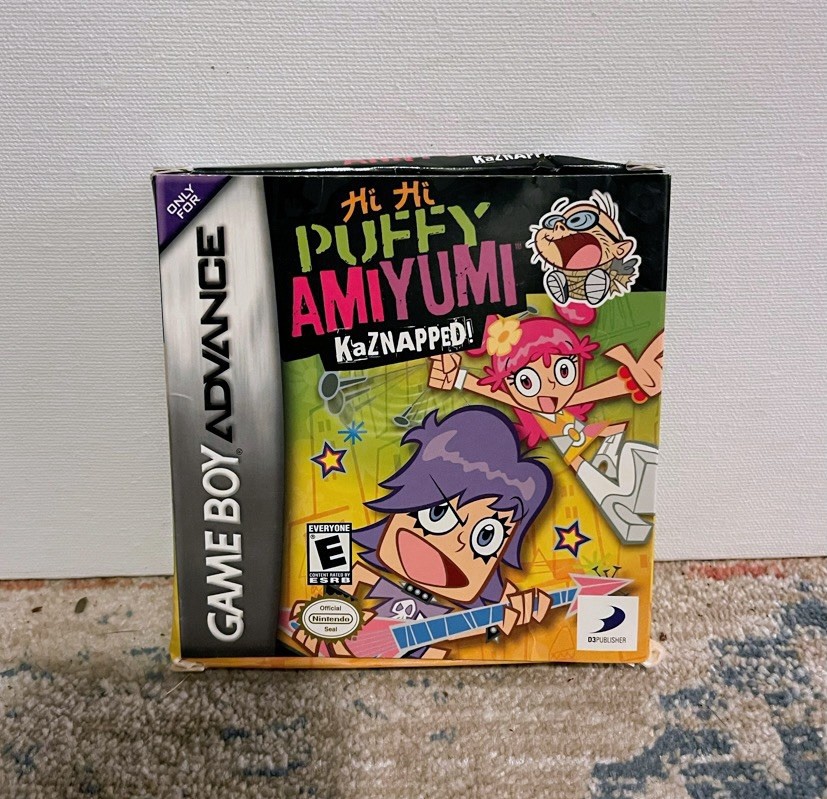 Hi Hi Puffy AmiYumi: Kaznapped!; CIB (Nintendo Game Boy Advance, 2005)