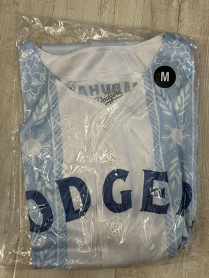 #ad #ad LA Dodgers Filipino Heritage Night Jersey Barong Sz Medium New In Plastic 2026 $89.00