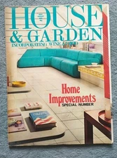 House and Garden Magazine July August 1975 Home improvements special number