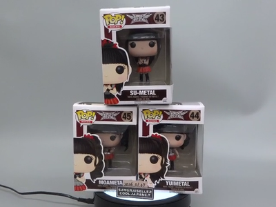 FUNKO POP! ROCKS BABYMETAL SU #43 YUI #44 MOA #45 SET OF 3 Vinyl