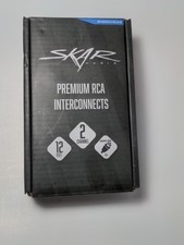 NEW SKAR AUDIO 12 FT 2-CHANNEL TWISTED PAIR AUDIOPHILE GRADE INTERCONNECT CABLE