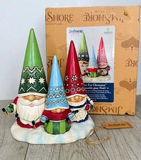Jim Shore Together For Christmas Gnome Family 6.5 in Figurine - 6011157