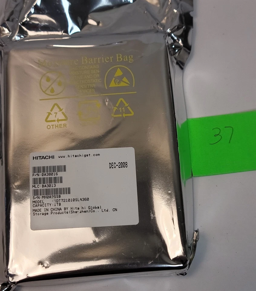 Hitachi 0A38016 HDD, 3.5", 1TB , SATA/300 , 7200 RPM - New OS - Image 2 of 2