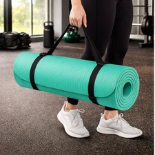 Extra Thick 8mm Yoga Mat Non-Slip Exercise Fitness Gym Pilates Mat 180x60cm Teal