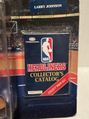1996 Corinthian Headliners Larry Johnson, New York Knicks 3  Figure